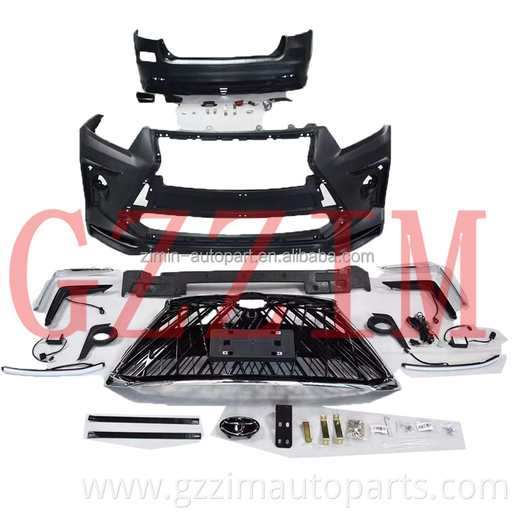 Front Rear Bumper Grille Body Kit Upgrade Parts Change Into L*xus Style For Hi*hlander 2012